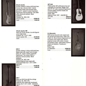 Jan '92 Price List, pp. 11-12