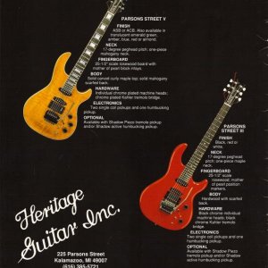 '89 Catalog, back cover