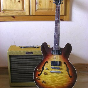 '96 H535 Sunset Burst Duncan P-Rails