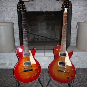 '85 H140 on the left; '84 H140 on the right.