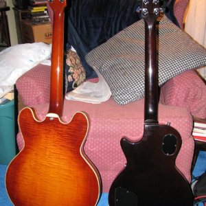 '99 H535 ALSB & '05 H150CM Sunsetburst - rear
