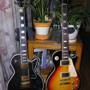 '02 H157  - Black Transparent & '05 H150 - Sunse