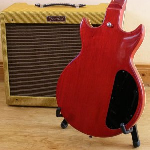 '86 H170CM Cherry Burst Duncan P-Rails