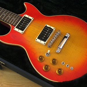 '86 H170CM Cherry Burst Duncan P-Rails