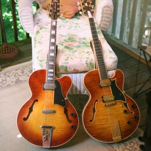 '02 Roy Clark Custom & '04 Kenny Burrell Groovemaster - The Girls