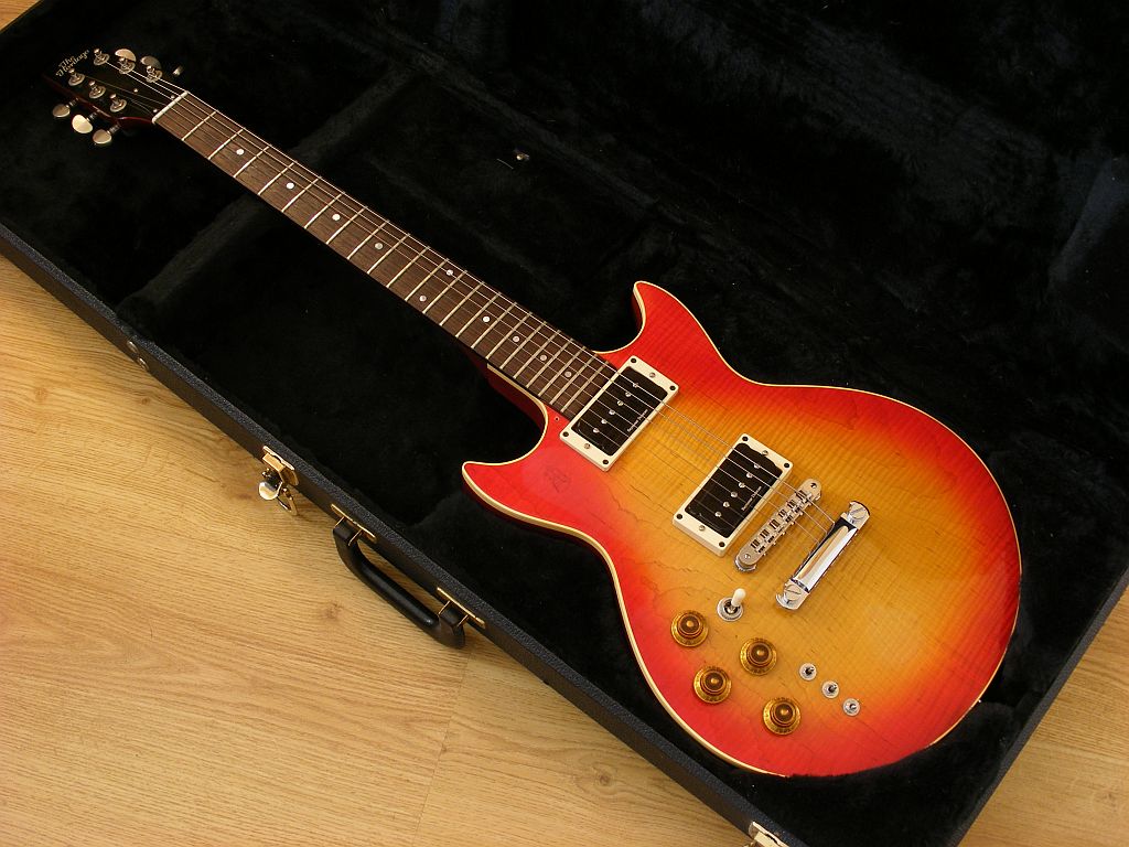 '86 H170CM Cherry Burst Duncan P-Rails