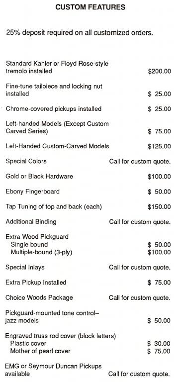 Jan '92 Price List, pp. 15-16